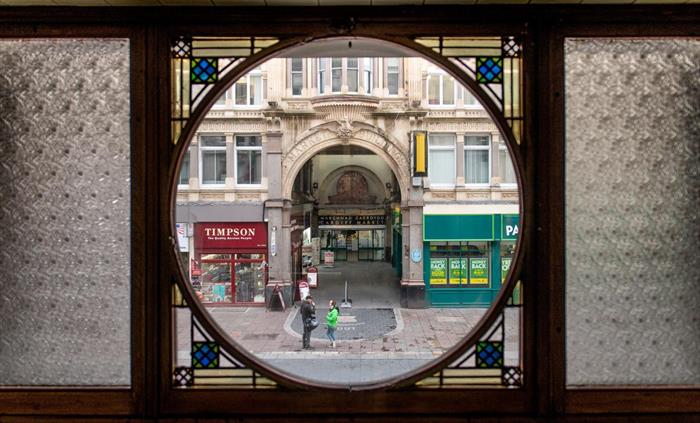 Cardiff Market - St Mary St Entrance